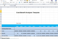 Download Business Cost Benefit Analysis Template For Intended For Food Cost Analysis Template