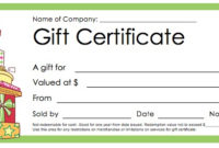 Download Christmas Gift Certificate Templates Wikidownload For Christmas Gift Certificate Template Free Download