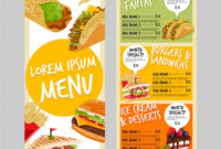 Download Fast Food Menu Template For Free | Menú De Comida Intended For Fast Food Menu Design Templates
