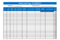 Download Petty Cash Log Style 68 Template For Free At With Intended For Money Log Template