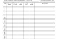 Driver'S Time Record Log Template Download Printable Pdf Inside Welders Log Book Template