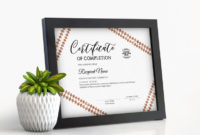 Editable Certificate Of Completion Beauty Training | Etsy With Fresh Completion Certificate Editable