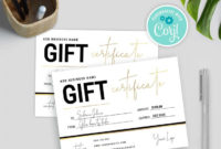 Editable Gift Certificate Template Printable Gift Vouchers Within Fresh Editable Fitness Gift Certificate Templates