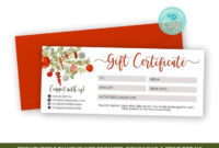Editable Holiday Gift Certificate Template Merry Christmas In Merry Christmas Gift Certificate Templates
