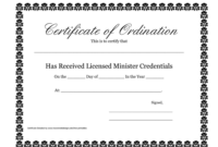 Editable Ordination Certificate Template Beautiful Deacon Regarding Free Ordination Certificate Template