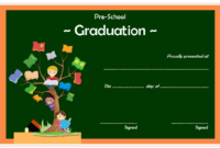 Editable Preschool Graduation Certificate Template Free 6 With Regard To Free 7 Kindergarten Diploma Certificate Templates Free