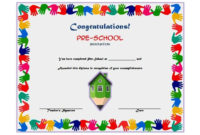 Editable Preschool Graduation Certificate Template Free 7 Intended For 7 Scholarship Award Certificate Editable Templates