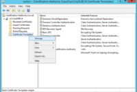Enterprise Pki With Windows Server 2012 R2 Active With Active Directory Certificate Templates