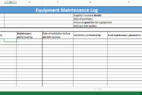 Equipment Maintenance Log Excel Template Are You Looking Inside Machinery Maintenance Log Template