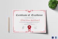 Excellence Corporate Certificate Design Template In Psd, Word Regarding Badminton Certificate Template Free 12 Awards
