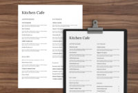 Excited To Share The Latest Addition To My #Etsy Shop In Google Docs Menu Template