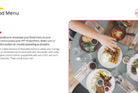 Fine Dining Food Premium Powerpoint Template Slidestore In Powerpoint Restaurant Menu Template