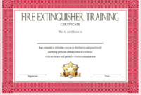 Fire Extinguisher Training Certificate Template Free [7 In Fire Extinguisher Certificate Template