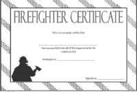 Firefighter Certificate Template [10+ Latest Designs] In Free Workshop Certificate Template