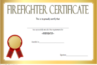 Firefighter Certificate Template [10+ Latest Designs] With Regard To Workshop Certificate Template