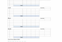 Food Diary Template Excel | Akademiexcel With Daily Diet Log Template