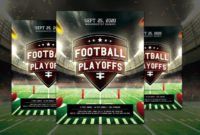 Football Playoffs Flyer Templates | Football Playoffs Regarding Football Menu Templates