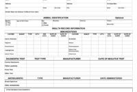 Form Fdacs 09085 Download Fillable Pdf Or Fill Online In New Veterinary Health Certificate Template