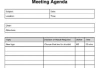 Formal Documents Meeting Agenda Template Agenda Template Throughout Meeting Agenda Template Word Download