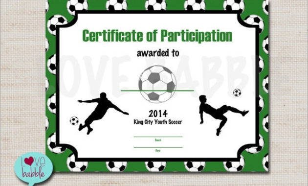 Free 15+ Sample Football Certificate Templates In Pdf With Regard To Awesome Best Coach Certificate Template Free 9 Designs