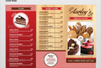 Free 21+ Sample Bakery Menu Templates In Ai Pages | Psd Within Free Bakery Menu Templates Download