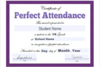 Free 23+ Sample Attendance Certificate Templates In Ai In Printable Perfect Attendance Certificate Template