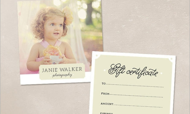 Free 9+ Sample Attractive Photography Gift Certificate With Regard To Fascinating Free Photography Gift Certificate Template