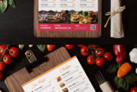 Free Bi Fold Restaurant Menu Templates Download | หนังสือ With Bi Fold Menu Template