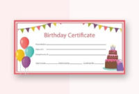 Free Birthday Gift Certificate Template Word (Doc) | Psd With Regard To Amazing Gift Certificate Template Indesign