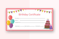 Free Birthday Gift Certificate Templates | Certificate In Editable Fitness Gift Certificate Templates