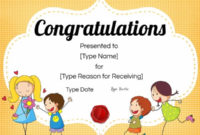 Free Congratulations Certificate Template | Customize Online Inside Congratulations Certificate Template 7 Awards
