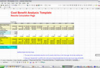 Free Cost Benefit Analysis Template Excel In 2020 | Excel Intended For Cost Benefit Analysis Spreadsheet Template