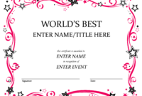 Free Funny Award Certificate Templates For Word Cumed Within Most Likely To Certificate Template Free