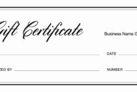 Free Gift Certificate Template Printable Unique Gift With 7 Babysitting Gift Certificate Template Ideas