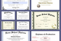 Free Homeschool Diploma Forms Online A Magical Within New 5Th Grade Graduation Certificate Template