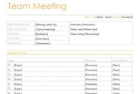 Free Meeting Agenda Template Microsoft Word In Free Meeting Agenda Template Microsoft Word