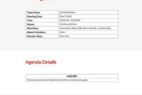Free Non Profit Board Meeting Agenda Template Pdf | Word For Non Profit Meeting Agenda Template