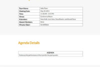 Free Non Profit Board Meeting Agenda Template Pdf | Word Within Board Agenda Template Non Profit