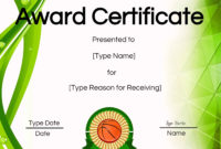 Free Printable Basketball Certificates | Edit Online And With Regard To Best Coach Certificate Template