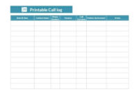 Free Printable Call Log | Free Printables, Templates Within Call Log Book Template