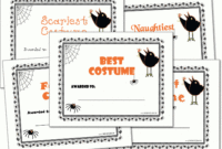Free Printable Halloween Award Certificates | Free Printable Pertaining To Amazing Halloween Costume Certificate Template