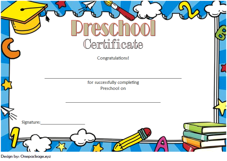 Free Printable Kindergarten Diploma Certificate Thevanitydiaries