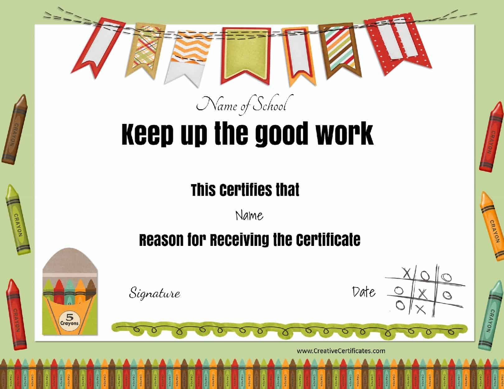 Free School Certificates &amp; Awards With Amazing School Certificate Templates Free