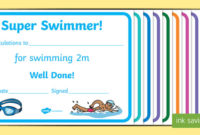 Free! Swimming Certificate Templates Physical Throughout Free Swimming Certificate Templates