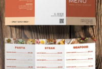 Free Tri Fold Food Menu Template In Google Docs Within Menu Template Google Docs