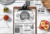 Free! Trifold + Food Truck Menu | Food Truck Menu, Food Intended For Food Truck Menu Template