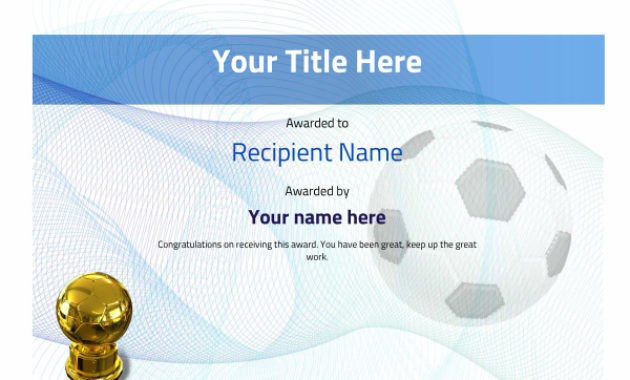 Free Uk Football Certificate Templates Add Printable Pertaining To Awesome Rugby Certificate Template