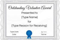 Free Volunteer Certificate Template | Many Designs Are Inside New Volunteer Certificate Templates