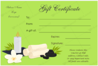Gift Certificate 24 Word Layouts Intended For Salon Gift Certificate Template
