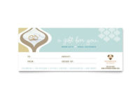 Gift Certificate Design Templates Indesign, Word Pertaining To Awesome Gift Certificate Template Publisher